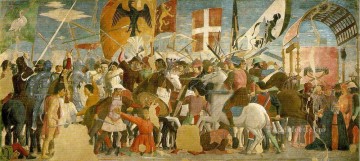  Francesca Painting - Battle Between Heraclius And Chosroes Italian Renaissance humanism Piero della Francesca